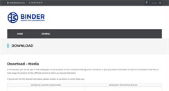 Desktop Screenshot of binder-es.com