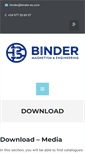 Mobile Screenshot of binder-es.com